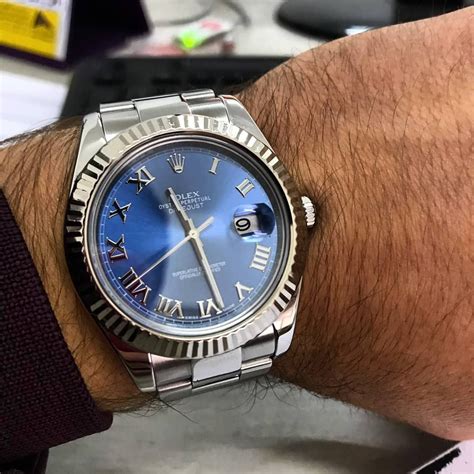 Rolex Datejust with roman numerals